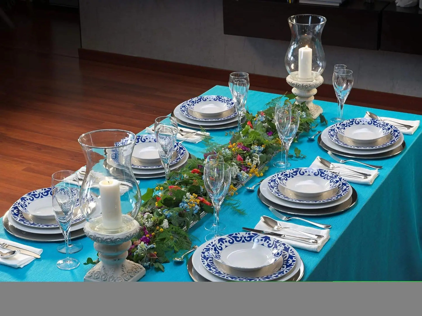 Nyana 6-30 PCs porcelain smart dinnerware Set | Dishwasher and microwave safe
