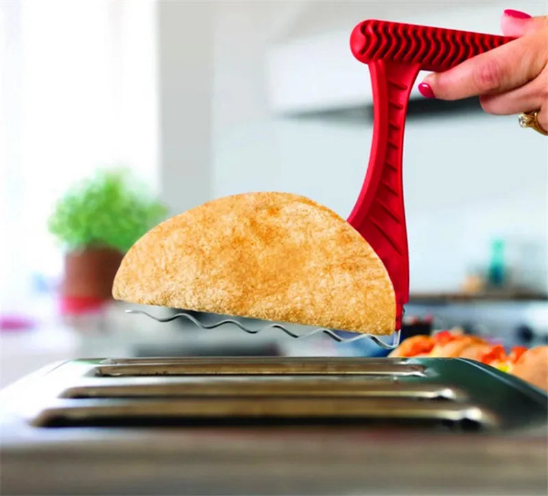 Taco Basket Holds 4 Shells Deep Fryer Taco Holder Baskets Taco Fry with Grip Handle French fries frying Fried basket tool