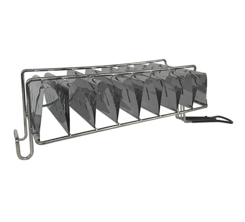 Taco Basket Holds 4 Shells Deep Fryer Taco Holder Baskets Taco Fry with Grip Handle French fries frying Fried basket tool