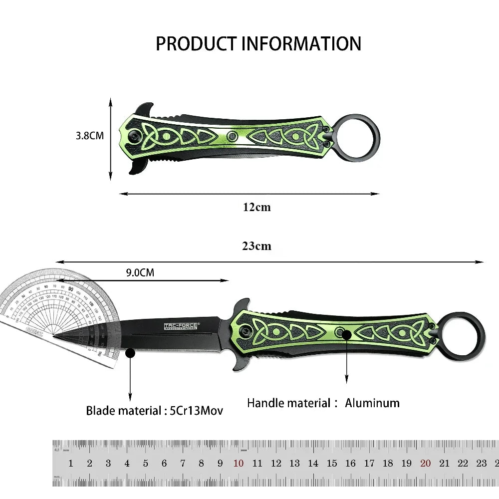 Tactical Folding Pocket Knife 5cr13mov Hunting Knife Self Defense Edc Tools Camping Survival Knives Flipper Knife