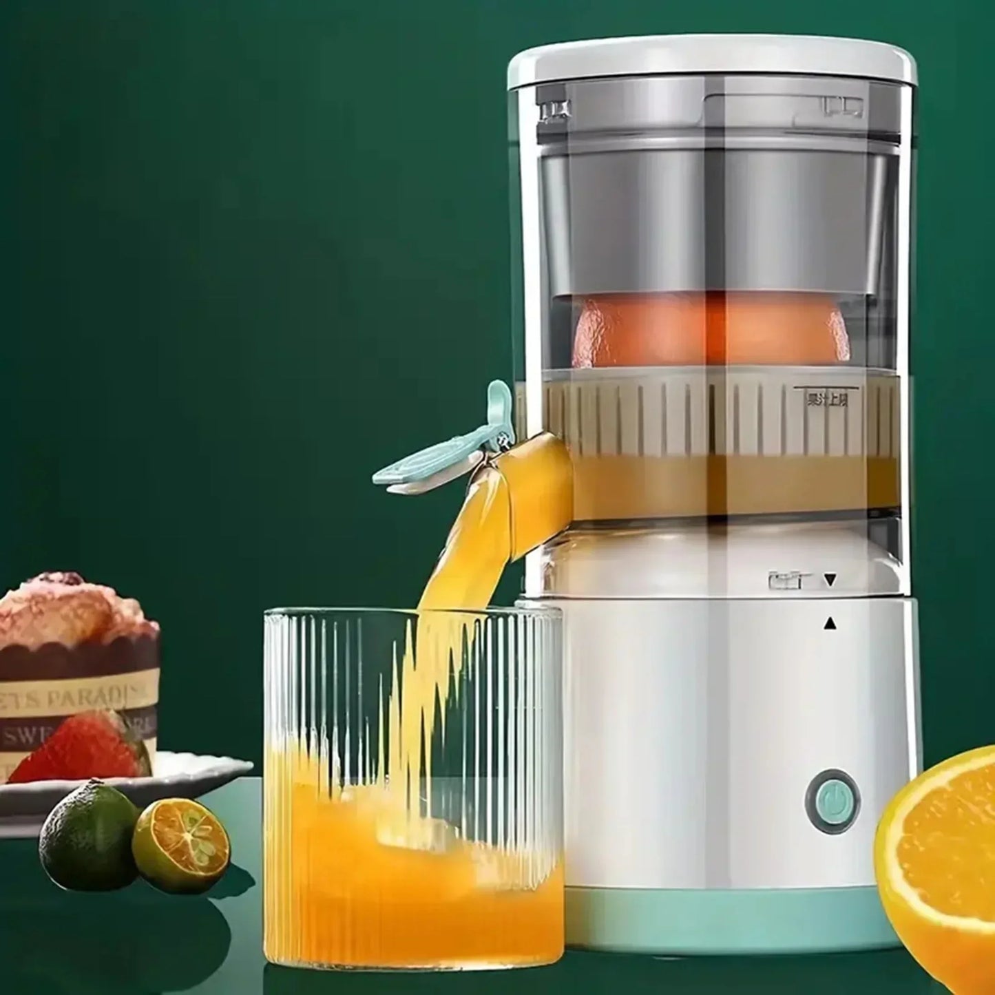 1pc Multifunctional juicer portable household fried juice cup residue juice separation press electric orange juice machine