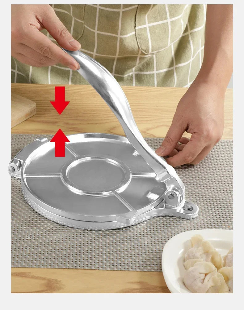 16/20cm Tortilla Press Maker Aluminium Alloy Manual Pizza Pie Making Tortillas Dough Pressing Tool Kitchen Cooking Accessories