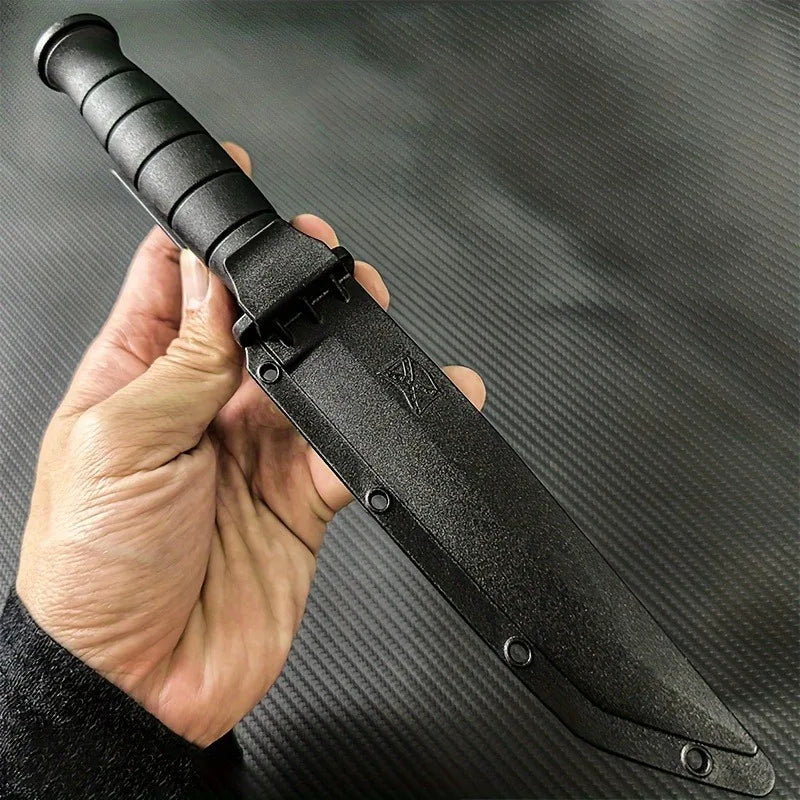 1PC,Outdoor multi-function knife, survival diving straight knife, camping k sheath survival knife, sharp portable fruit knife