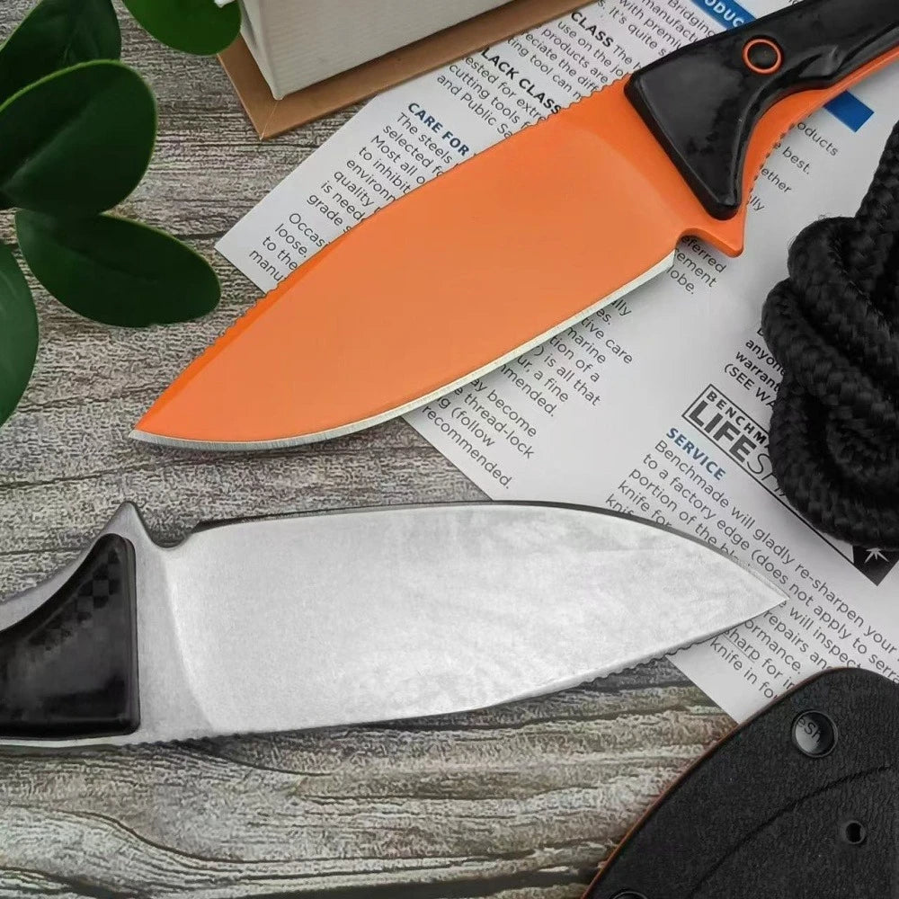 BM 15201 Straight Knife Nylon Fibre Handle D2 Blade Multi-functional knife for cutting fruits and vegetables in the kitchen