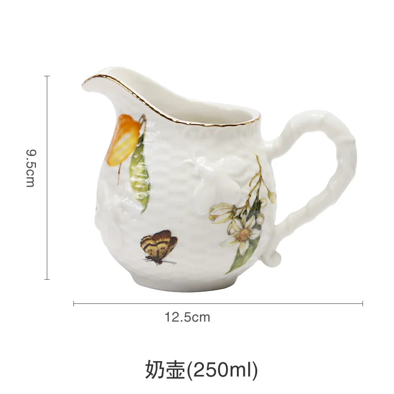 European style ceramic steak plate Western cuisine plate internet famous dining plate Nordic creative breakfast plate tableware