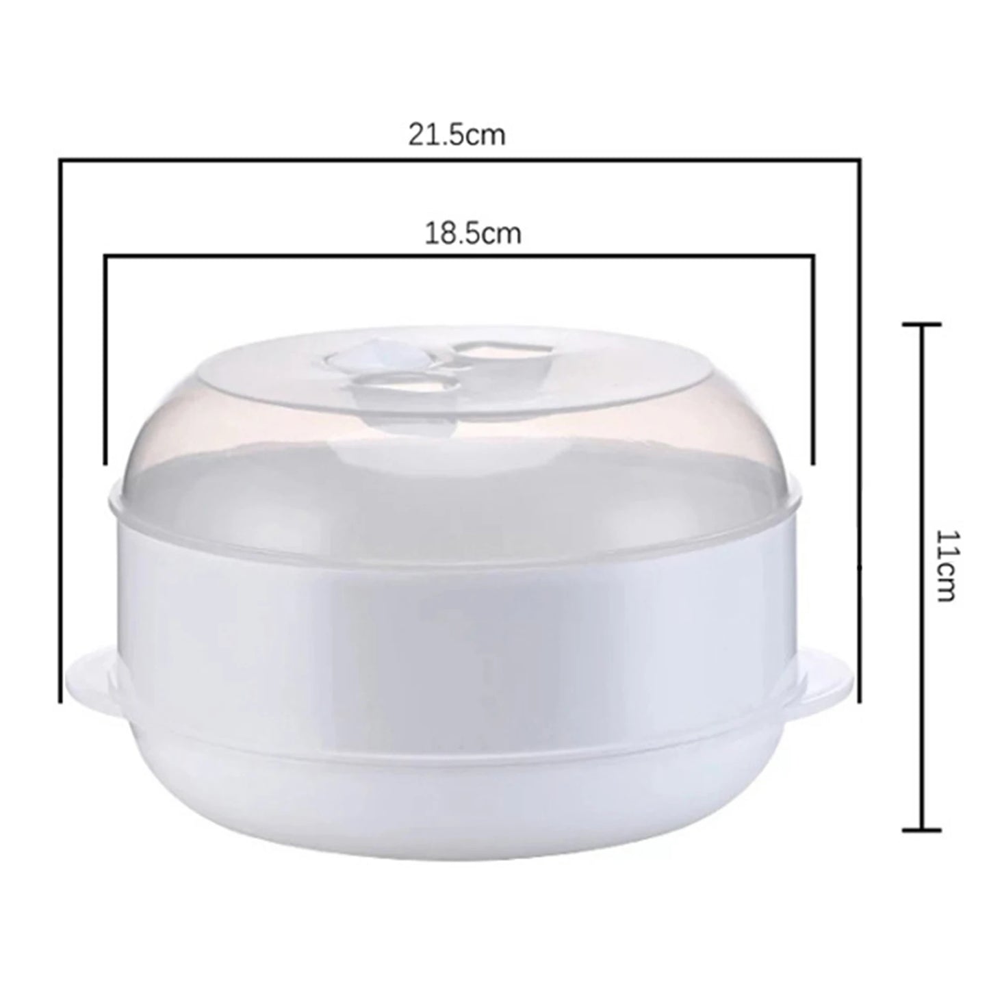 Microwave Steamer Heating Steamer Veggies Fish Grade /2/3 Tiers for Home Kitchen Microwave Steaming Dish Lid Cooking Pot Cooker