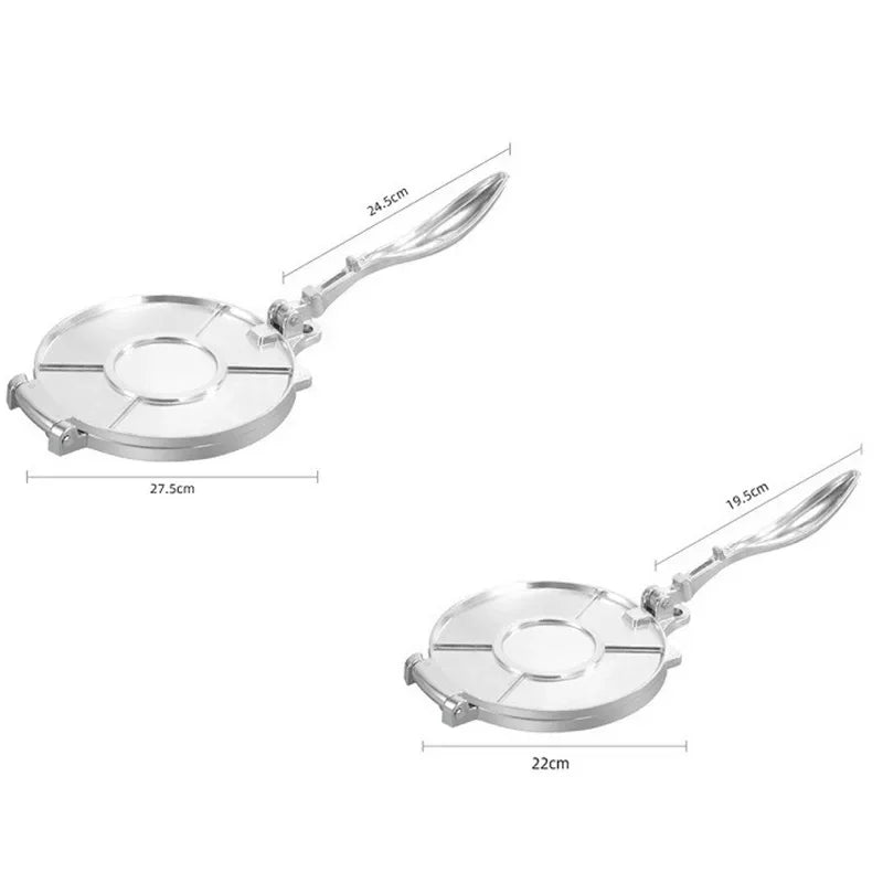16/20cm Tortilla Press Maker Aluminium Alloy Manual Pizza Pie Making Tortillas Dough Pressing Tool Kitchen Cooking Accessories
