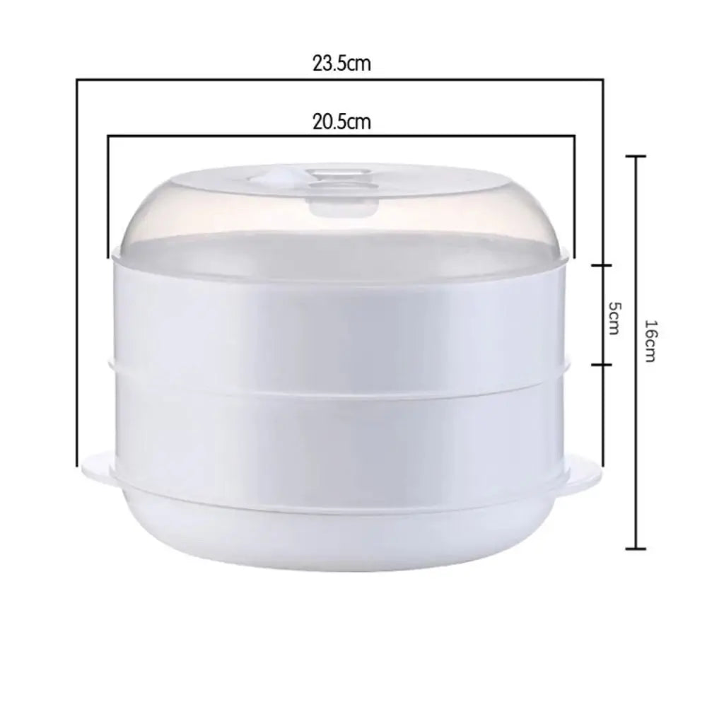 Microwave Oven Special Steamer Steamed Bun Dumpling Container Steamed Rice Multi Layer Steamer Plastic Steamer