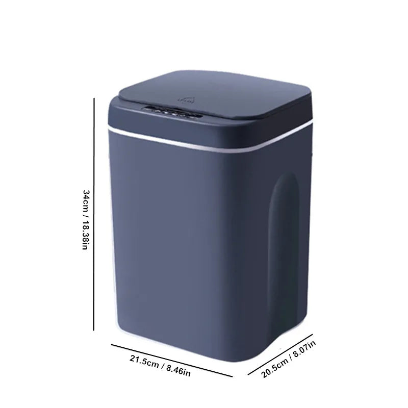 16L Smart Sensor Trash Can – Touchless Electric Waste Bin with Lid for Kitchen & Bathroom