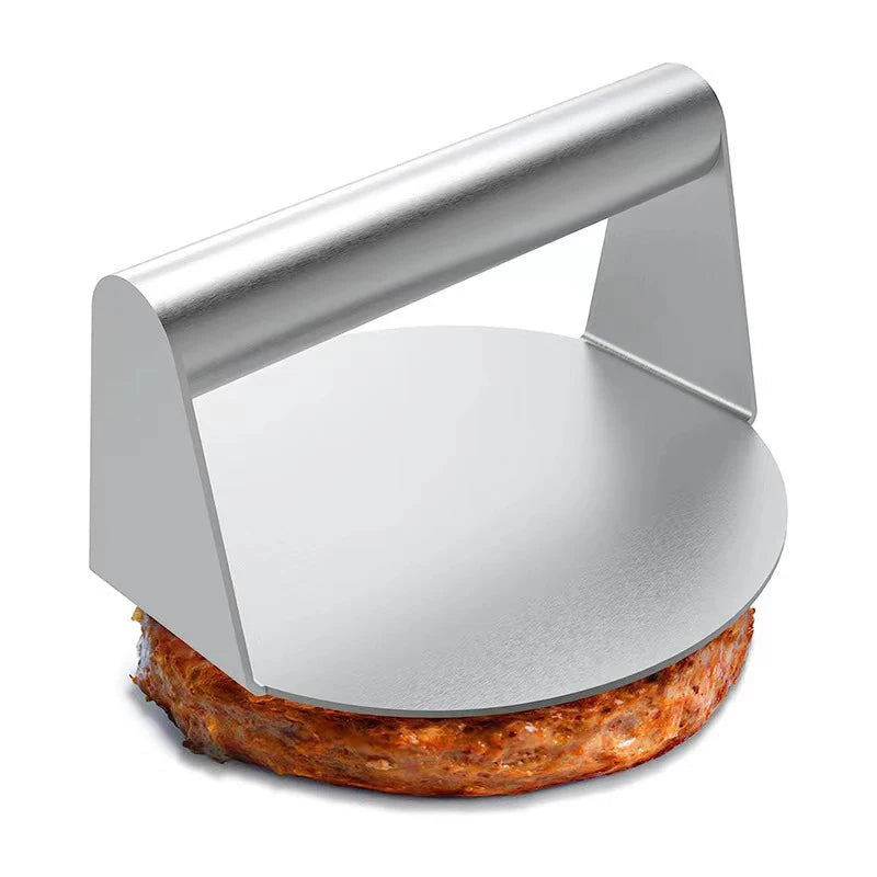 1PC Stainless Steel Smash Burger Press Hamburger Patties Meat Masher Circular Meat Press Mold For Deli Meats Kitchen Accessories