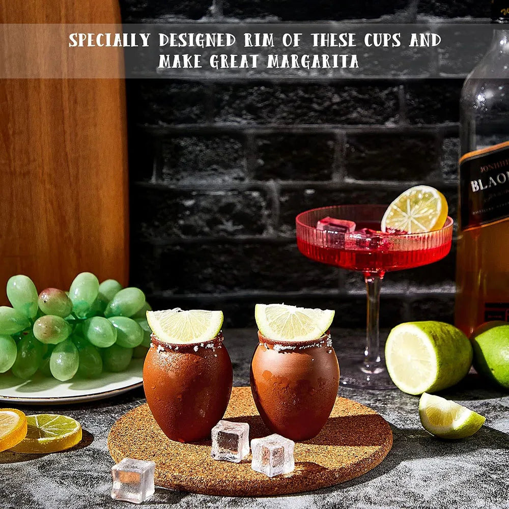 Mini Clay Tequila Shot Glasses Cantaritos de Barro Mexicanos for Tequila,Margaritas,Mojitos Natural Clay Cups for Taco Tuesdays