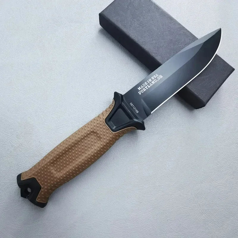 Fashion Stainless Steel Outdoor Survival Knife Portable Camping Pocket Knife Military Tactical Knives for Self Defense Hiking