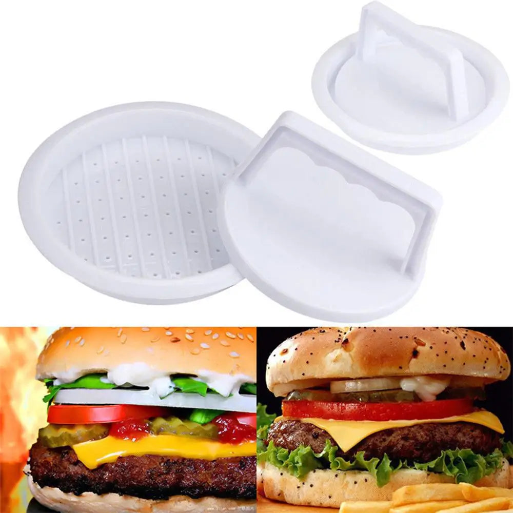 Round Shape Hamburger Press Tool Hamburger Meat Beef Grill Burger Press Patty Maker Mold Meat Tools Kitchen