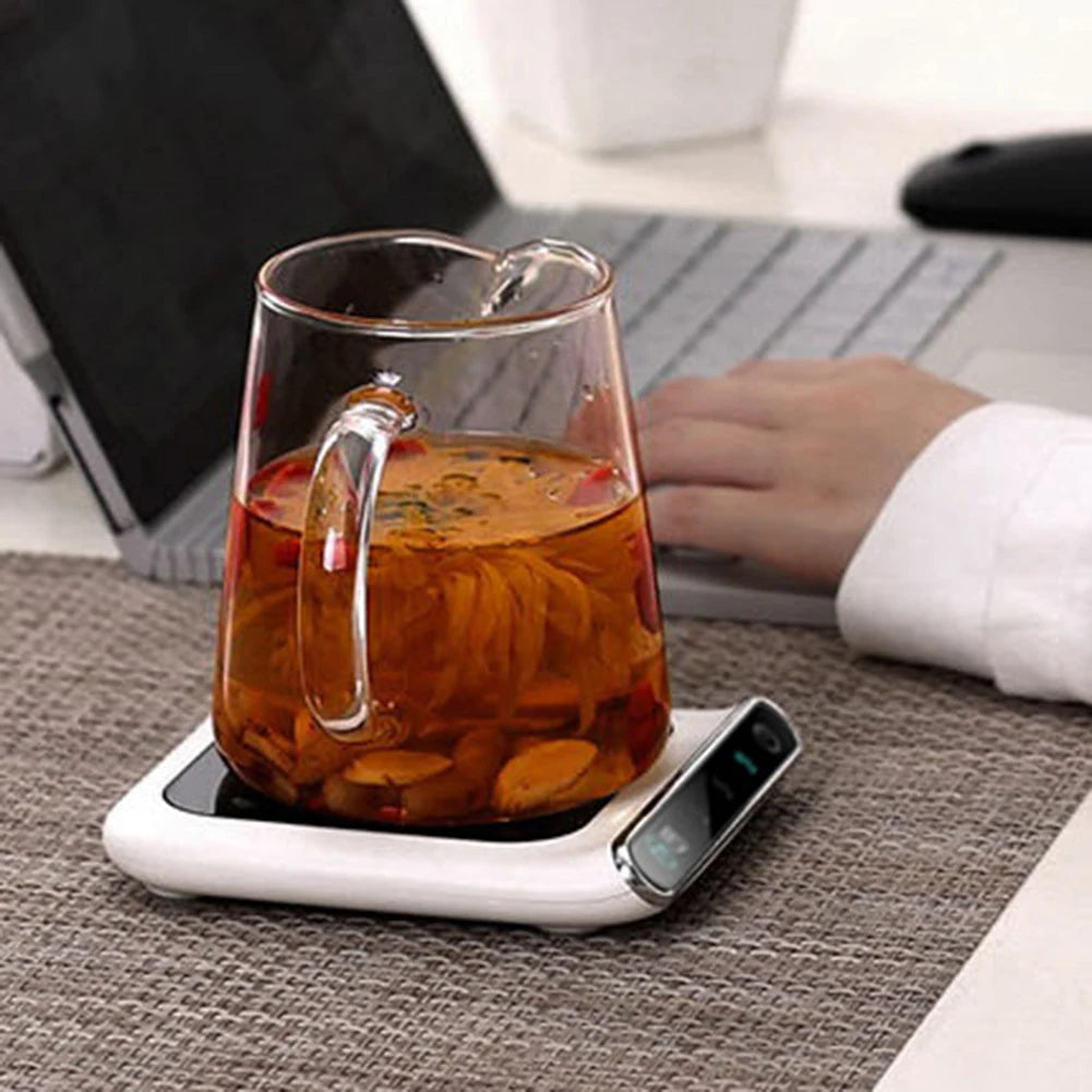 Portable Water Heating Pad Energy Saving Smart Mug Warmer Plate Safety Lightweight Practical Gadgets for Home Office Supplies