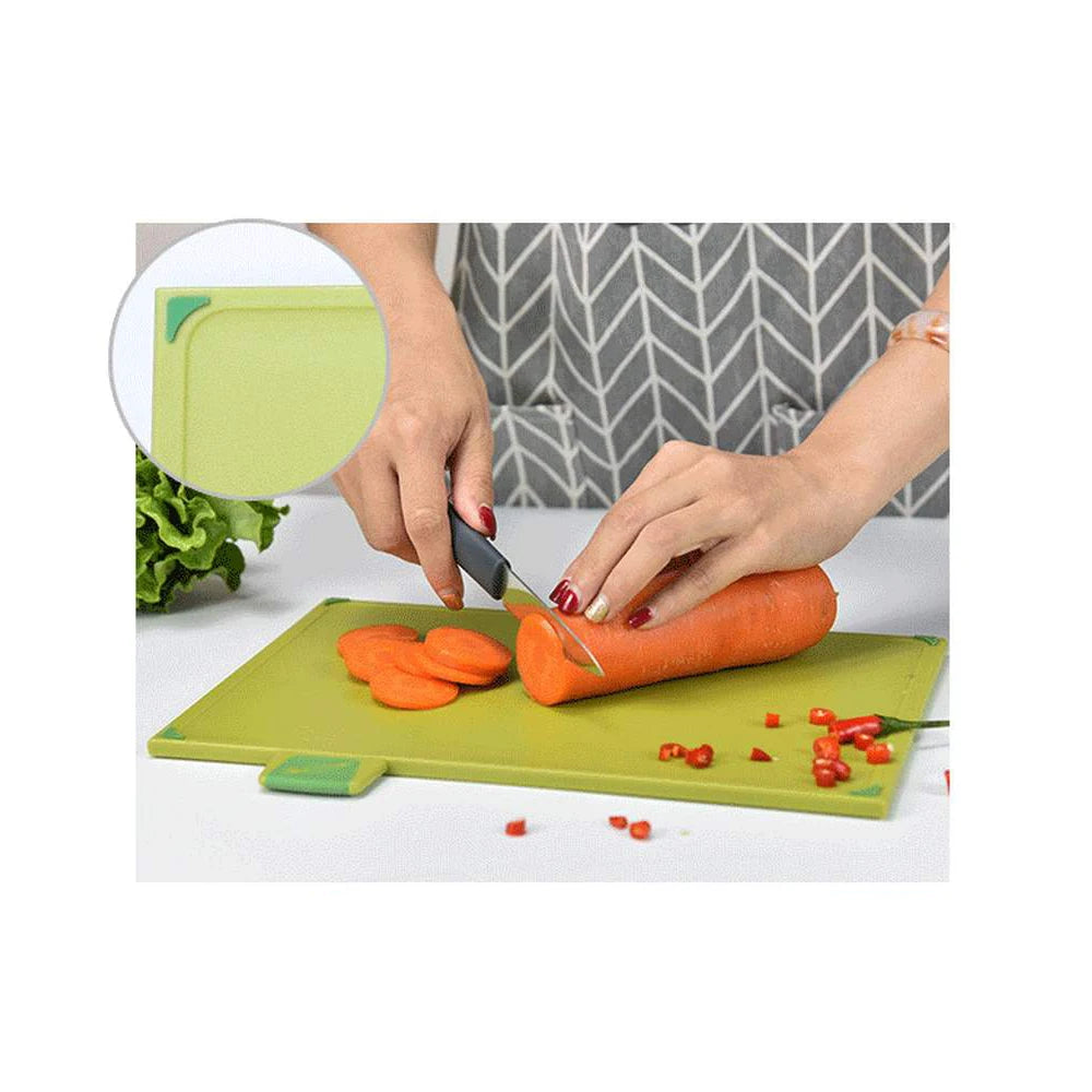 1Set Eco-Friendly Plastic Cutting Board – Food Grade Multipurpose Chopping Board for Kitchen Tools & Accessories