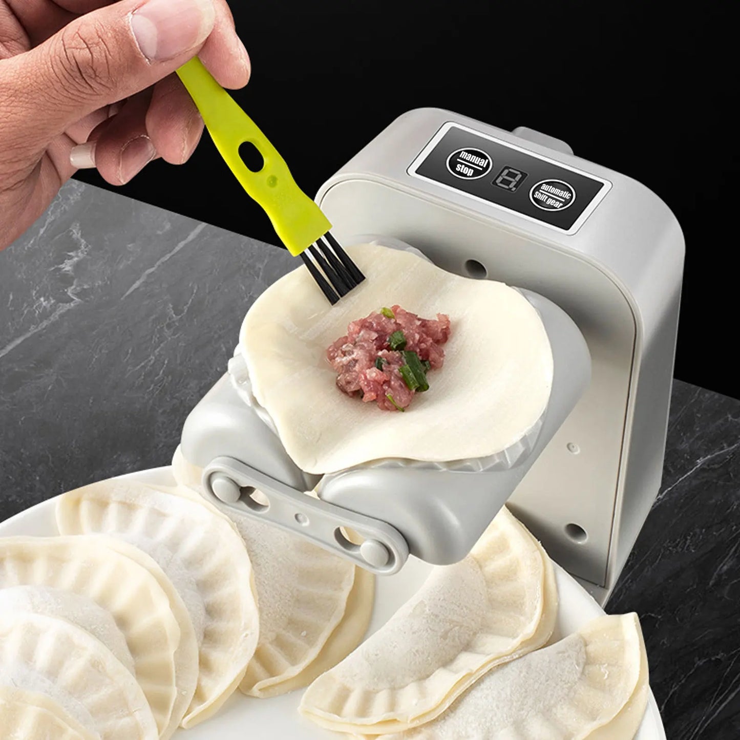 Automatic Electric Dumpling Maker Machine Dumpling Mould Pressing Dumpling Skin Manual Tool Baking Pastry Kitchen Accessories