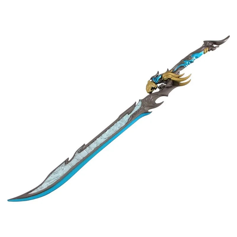 Naraka:Bladepoint Divine Calamity Blade Full Metal Zinc Alloy Weapon Relic Miniature Gaming Artifact for Collector Model (30cm)