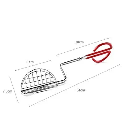Taco Basket Holds 4 Shells Deep Fryer Taco Holder Baskets Taco Fry with Grip Handle French fries frying Fried basket tool