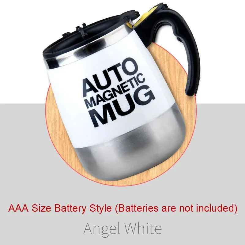 USB Rechargeable Self-Stirring Coffee Mug – Stainless Steel Auto Mixer Cup for Home, Office, Gifts