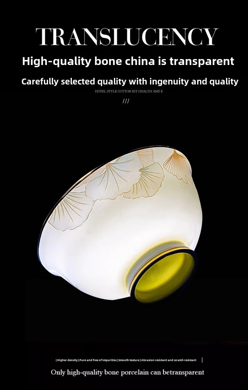 2025 new style bowl and dish set household high temperature ceramic bowl and dish combination bone china tableware gift