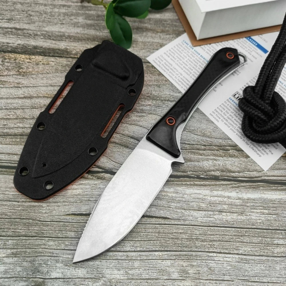 BM 15201 Straight Knife Nylon Fibre Handle D2 Blade Multi-functional knife for cutting fruits and vegetables in the kitchen