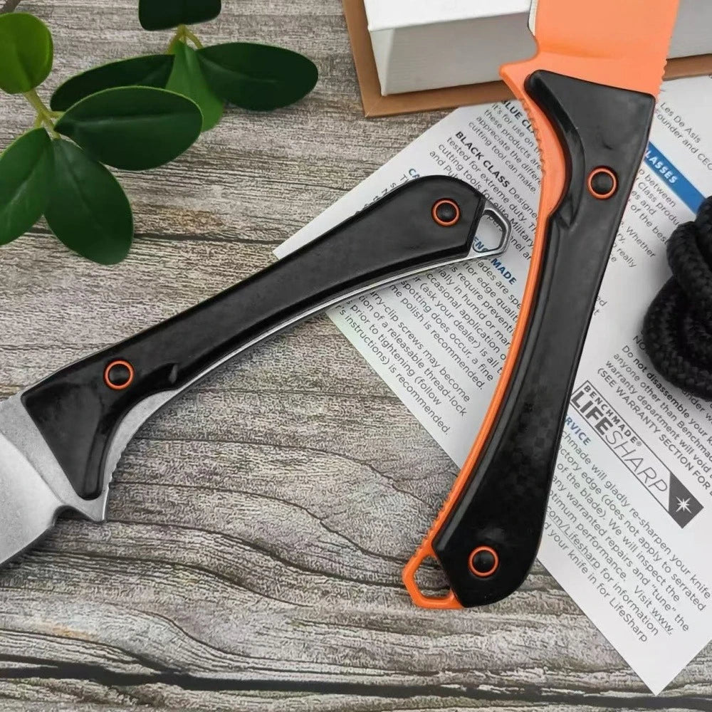 BM 15201 Straight Knife Nylon Fibre Handle D2 Blade Multi-functional knife for cutting fruits and vegetables in the kitchen