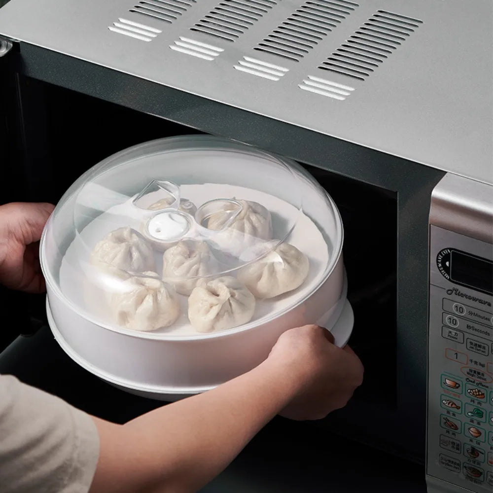 Microwave Oven Special Steamer Steamed Bun Dumpling Container Steamed Rice Multi Layer Steamer Plastic Steamer