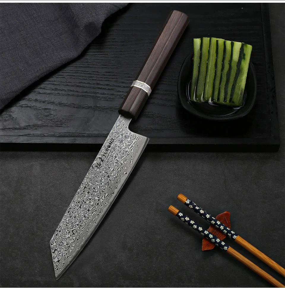 ¡Acero Damasco! Cuchillo Chef Cheftronics - Kiritsug Knife / 7 inch