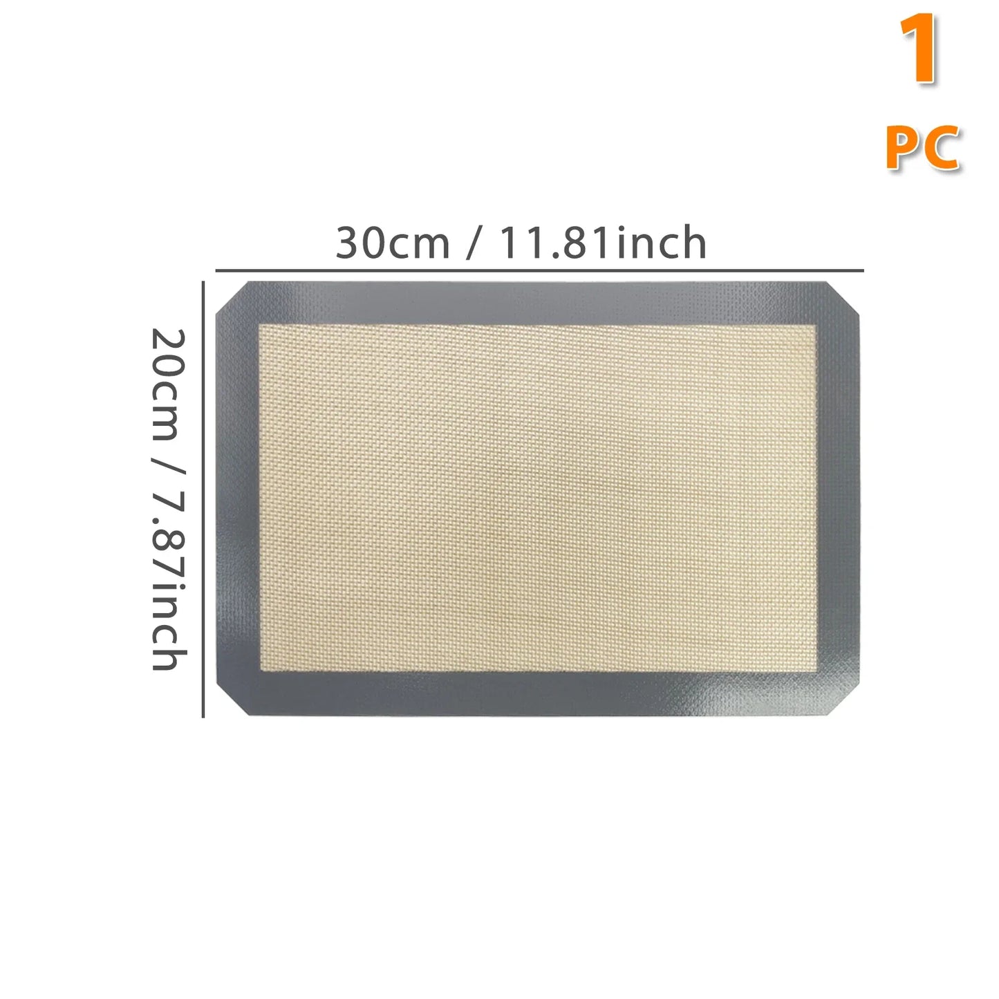 ¡Cheftronics Baking Mats: Domina la Pastelería! - 1pc Grey30x20