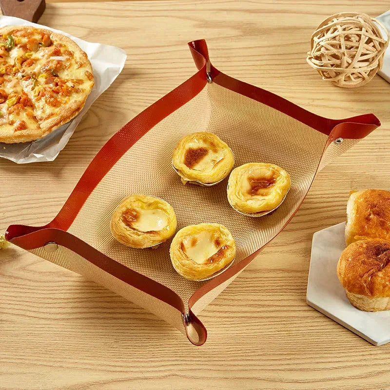 Cheftronics: Bandejas y Esterillas Asombrosas para Pastelería - Red-1PCS