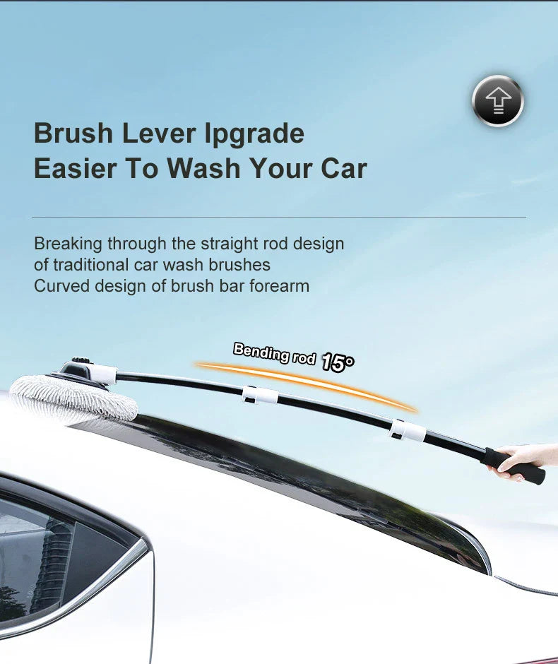 ¡Cheftronics Car Wash Brush Destroza la Suciedad!