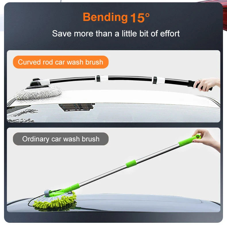 ¡Cheftronics Car Wash Brush Destroza la Suciedad!