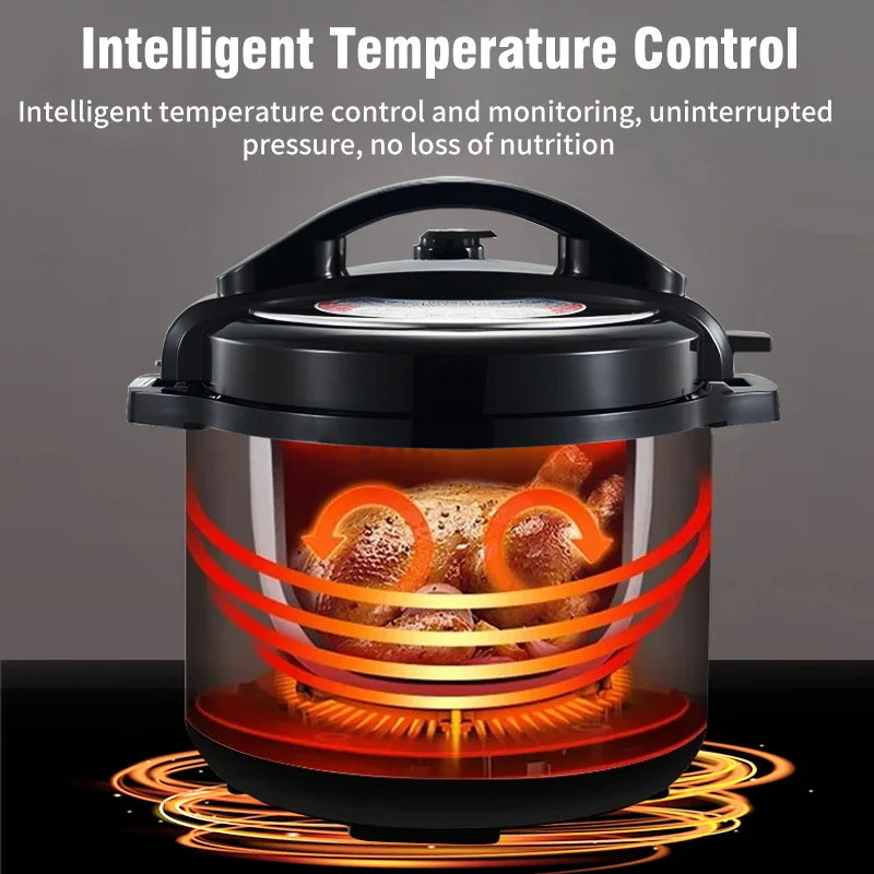 Cocina Rápido: La Nueva Olla a Presión Eléctrica Transparente - 220V EU - Kitchen Appliance