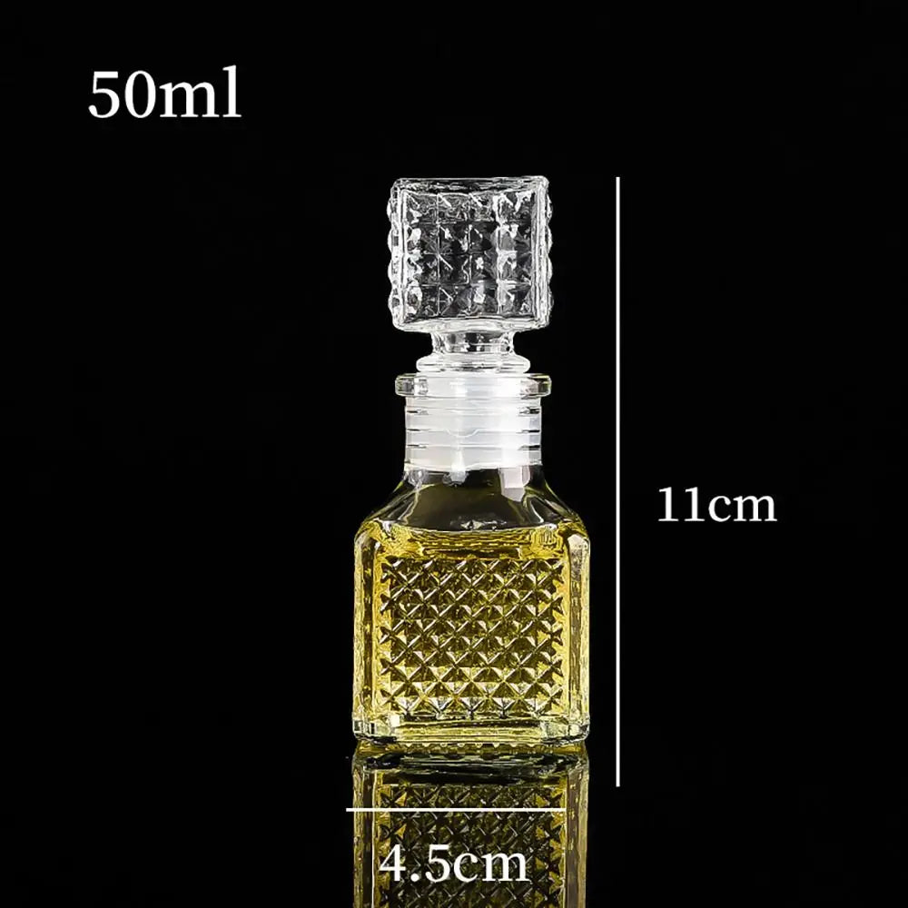 Cristal de Perfume: Lujo Ornamentado - 50ml / 08 - Glass Whiskey