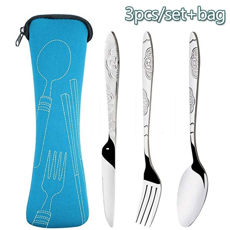 ¡Cubiertos Portátiles Cheftronics Para Aventuras Culinarias!