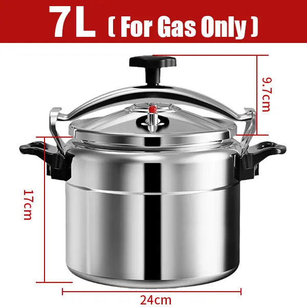 ¡Doble Poder en Acero Inoxidable Cheftronics Kitchen Appliances Pressure Cooker! - 7L - Kitchen Appliance