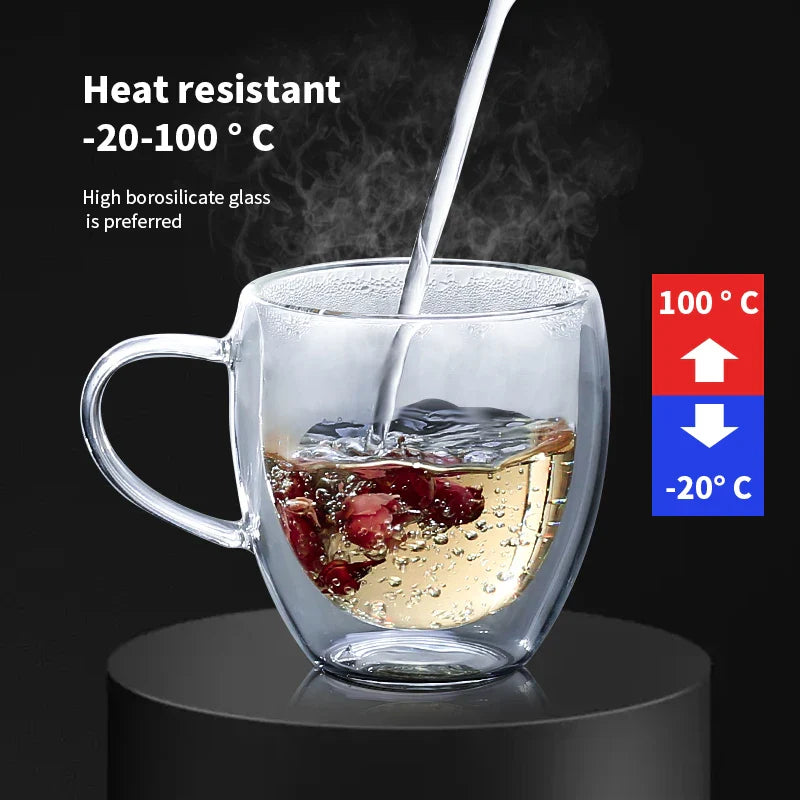 ¡Éxtasis en Vidrio Borosilicato de Alta Calidad! - glass Coffee Cup