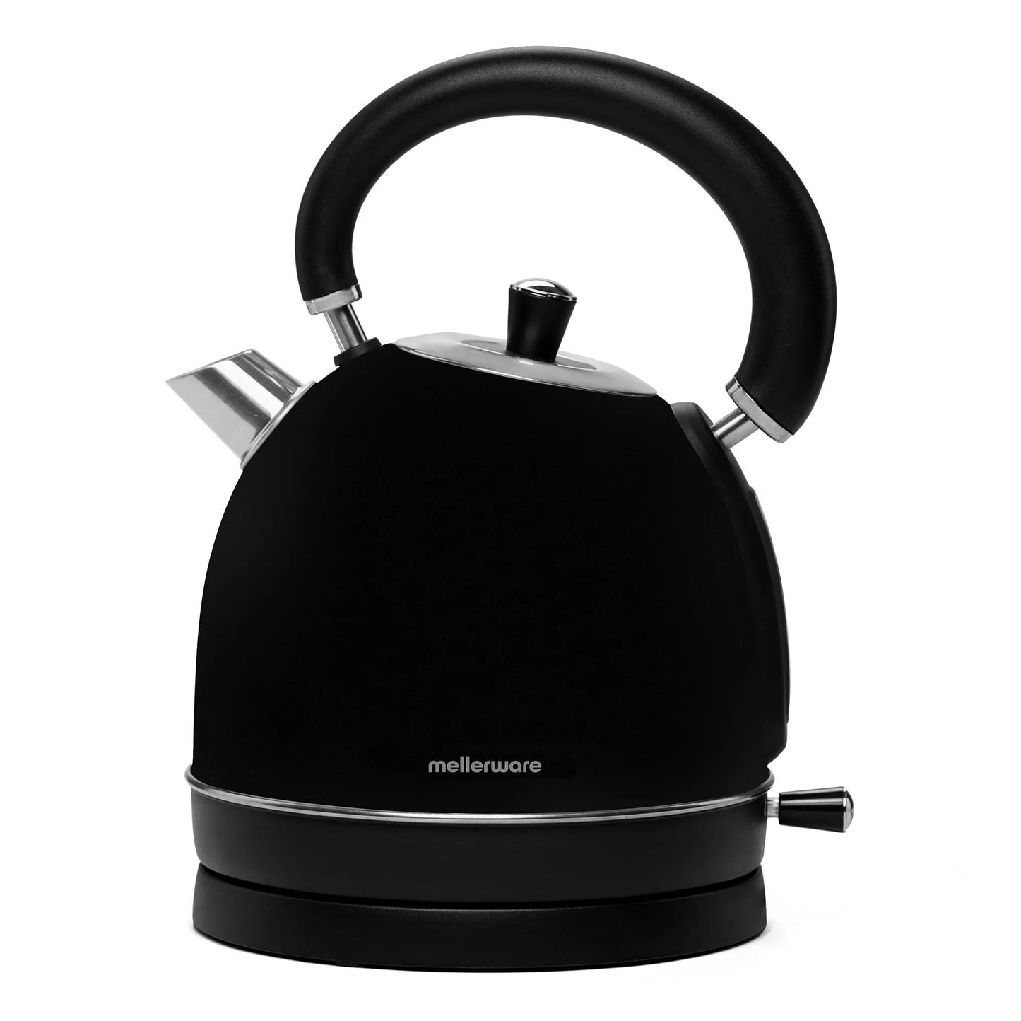 ¡Hervidor Eléctrico Mellerware Acero Inoxidable: Ebullición con Estilo! - Black - Electric Kettle