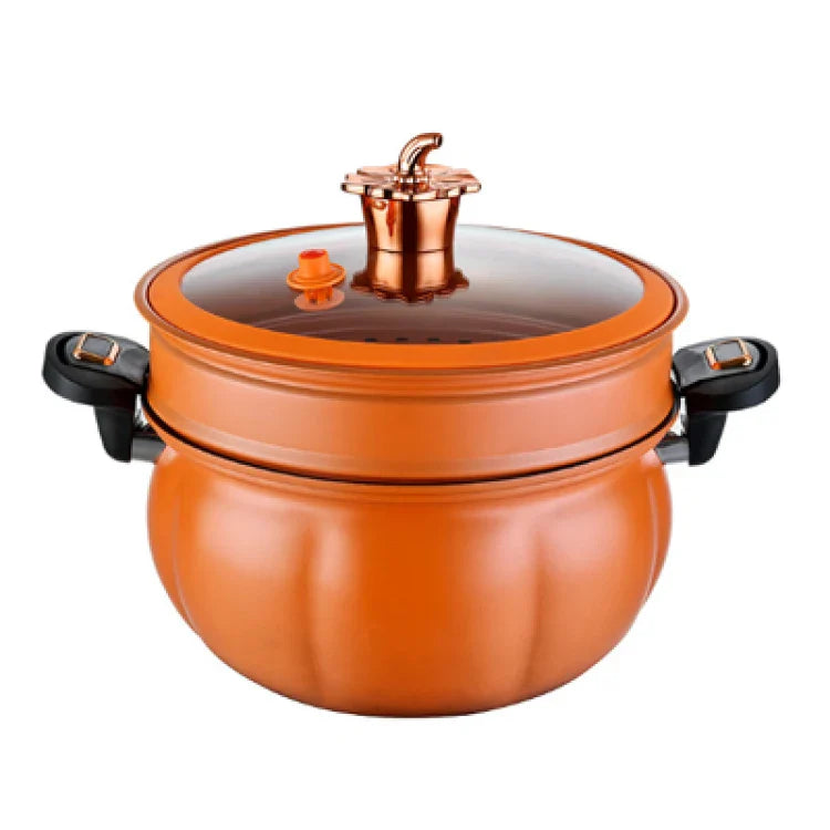 ¡Micropressure Pot Fiesta de Color para Cheftronics Kitchen Appliances! - 01 Orange 28cm 8L - kitchen accessories