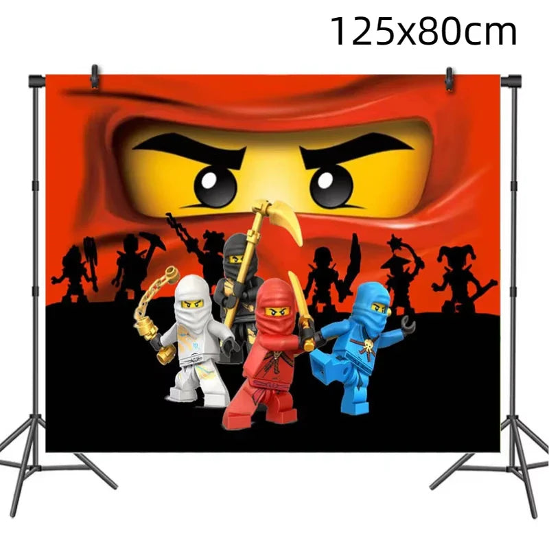 Ninjago Fiesta Explosiva Artículos Desechables Cumpleaños - background