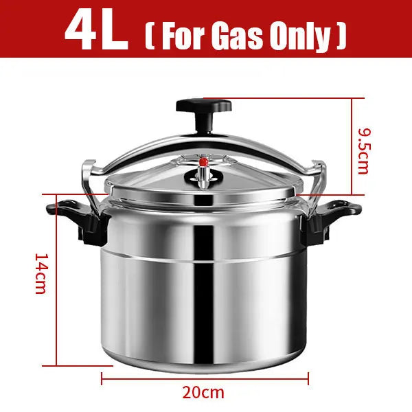 ¡Ollas a Presión Acero Inoxidable con Tapa Fácil! - 4L-20cm - Kitchen Appliance