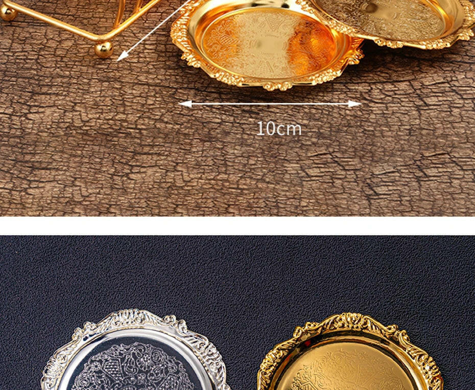 ¡Posavasos Dorados: Lujo Brillante para tu Cocina Cheftronics!