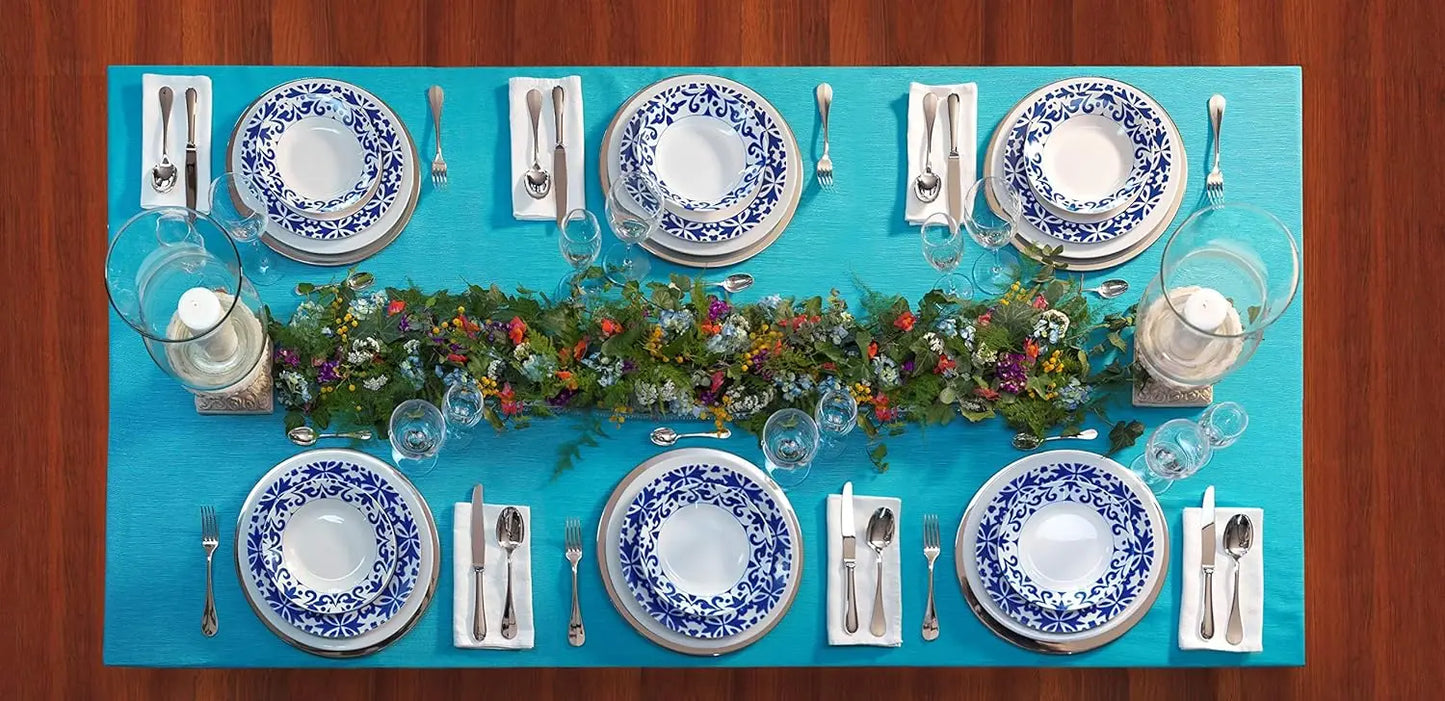 Nyana 6-30 PCs porcelain smart dinnerware Set | Dishwasher and microwave safe
