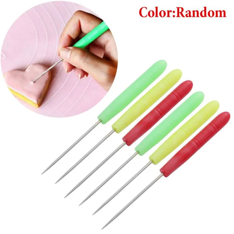 Biscuit Needle Cake Baking Tools Biscuit for Gingerbread Sugar Embossing Marking Baking & Pastry Coffee Pulling Decoration Tools