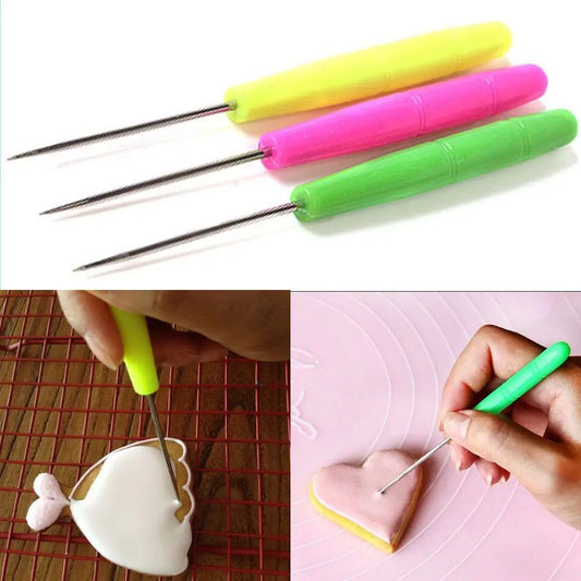 Biscuit Needle Cake Baking Tools Biscuit for Gingerbread Sugar Embossing Marking Baking & Pastry Coffee Pulling Decoration Tools