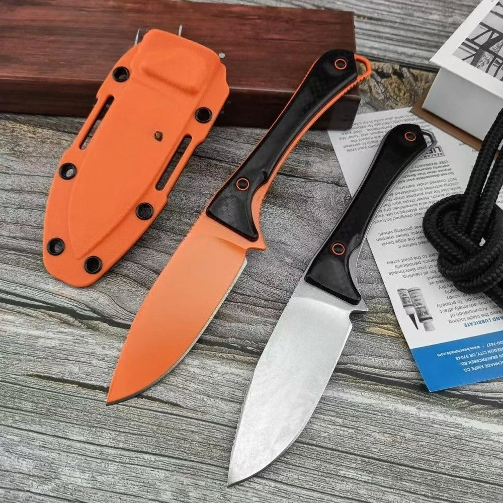 BM 15201 Straight Knife Nylon Fibre Handle D2 Blade Multi-functional knife for cutting fruits and vegetables in the kitchen