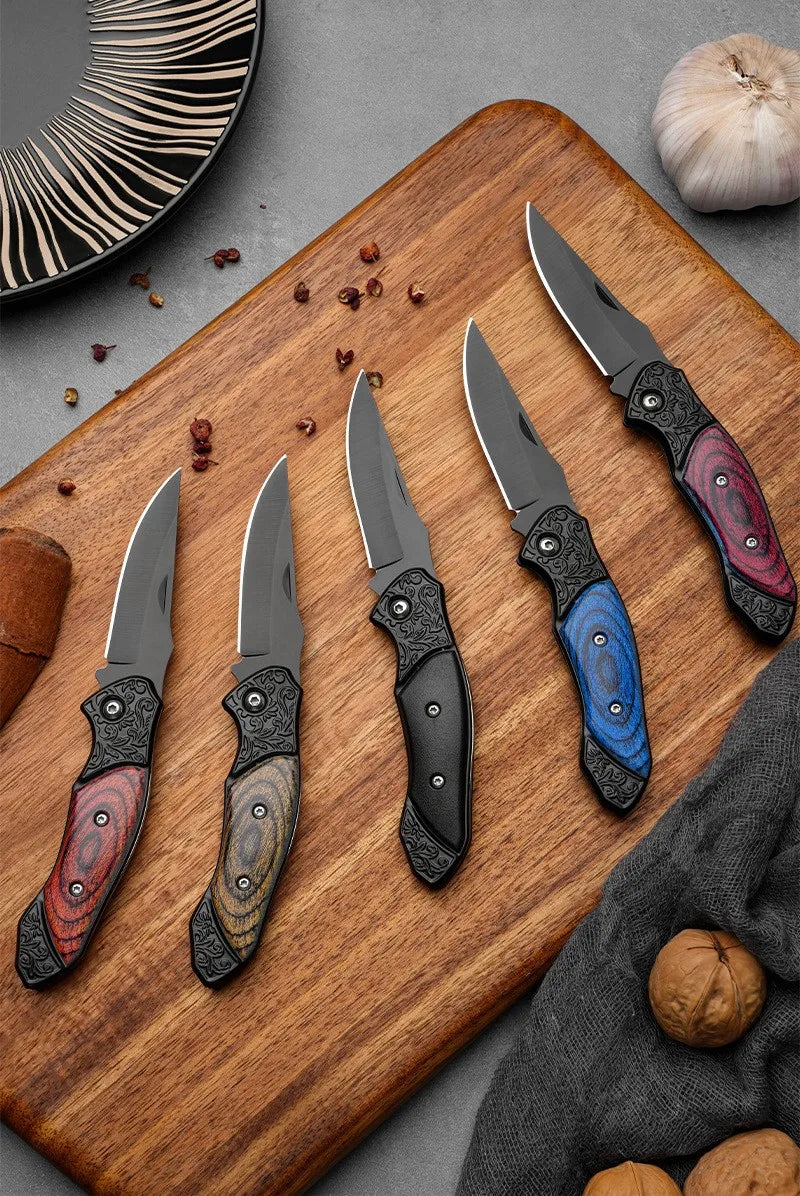 Camping Knife Folding Knives Fruit Knife For Men Portable Knife Perfect For Outdoor Camping Hunting Survival Pocket Knife Edc