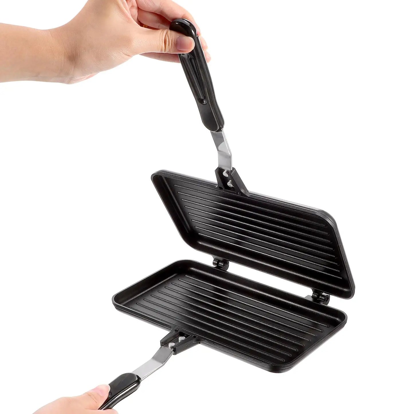 Sandwich Pan Baking Double Sided Omelette Nonstick Bakeing Bread Pans for Frying Flat Tray Ceramics