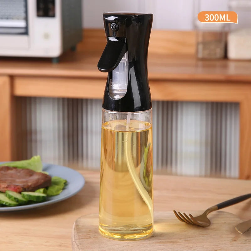200ml 300ml Oil Spray Bottle For Cooking Kitchen Olive Oil Sprayer For Camping BBQ Baking Vinegar Soy Sauce Kitchen Accessories