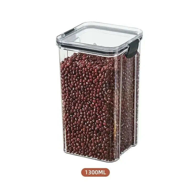 Plastic Moisture-Proof Drawer Storage Box – Sealed Jar Container for Snacks, Dried Fruit & Multigrain